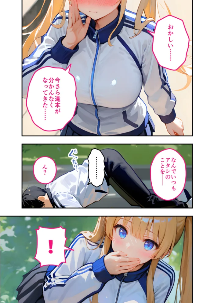 ツンデレマネージャーのオナサポえっち（8） 〜野外でシたがるなんて、どんだけドスケベなのよっ……！〜 モザイク版【エロ漫画】 サンプル画像
