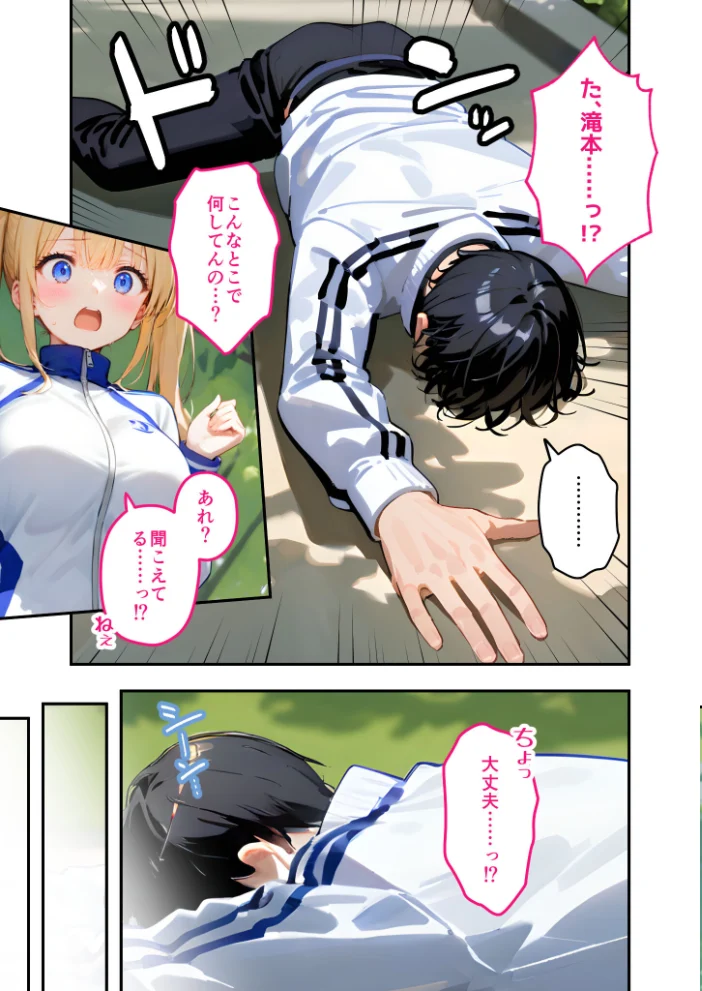 ツンデレマネージャーのオナサポえっち（8） 〜野外でシたがるなんて、どんだけドスケベなのよっ……！〜 モザイク版【エロ漫画】 サンプル画像