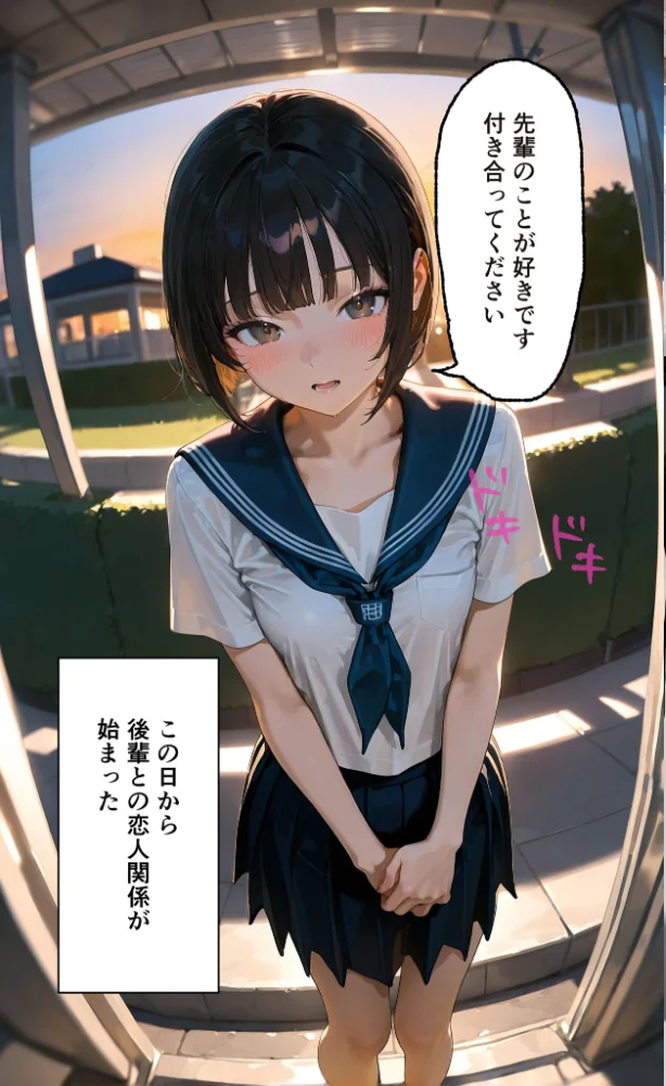 【全2作収録】彼女を俺の性癖に染める過程 1＆2 〜先輩が喜んでくれるなら…〜 モザイク版【エロ漫画】 サンプル画像