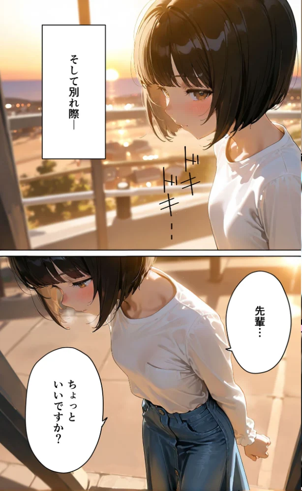 【全2作収録】彼女を俺の性癖に染める過程 1＆2 〜先輩が喜んでくれるなら…〜 モザイク版【エロ漫画】 サンプル画像