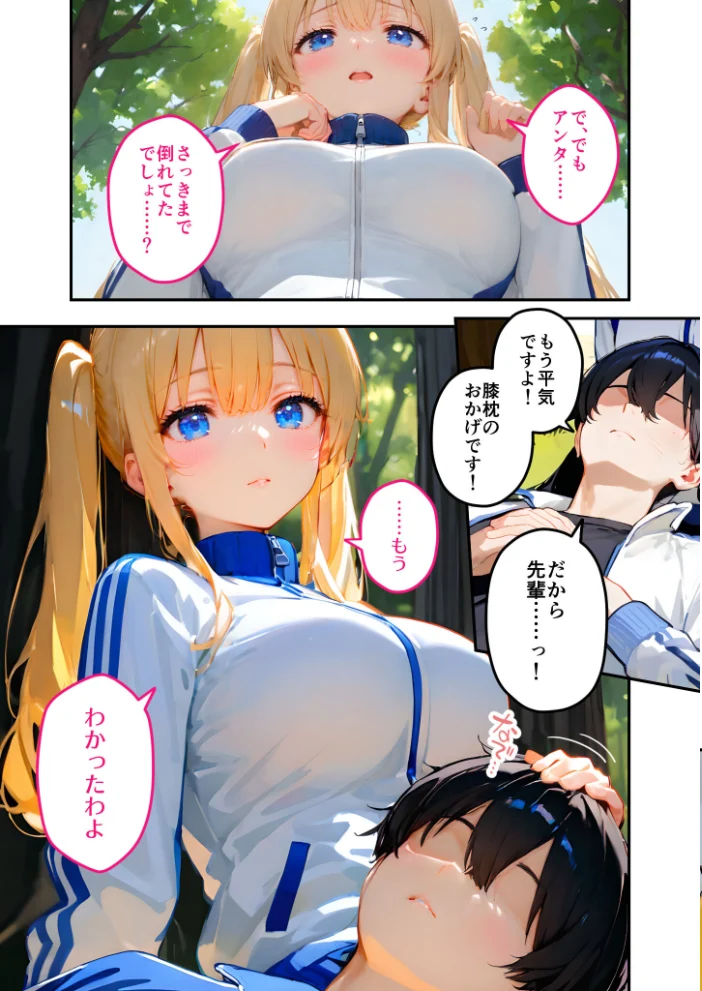 ツンデレマネージャーのオナサポえっち（8） 〜野外でシたがるなんて、どんだけドスケベなのよっ……！〜 モザイク版【エロ漫画】 サンプル画像